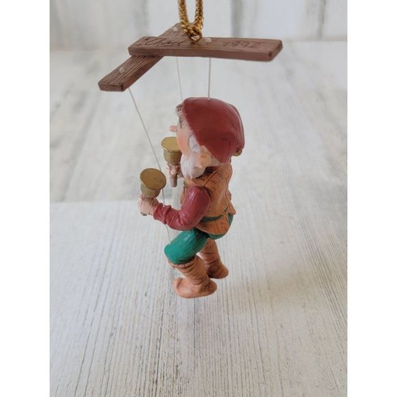 Hallmark 1992 Elfin marionette ornament Xmas puppet elf - Picture 6 of 7